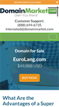 Mobile Screenshot of eurolang.com